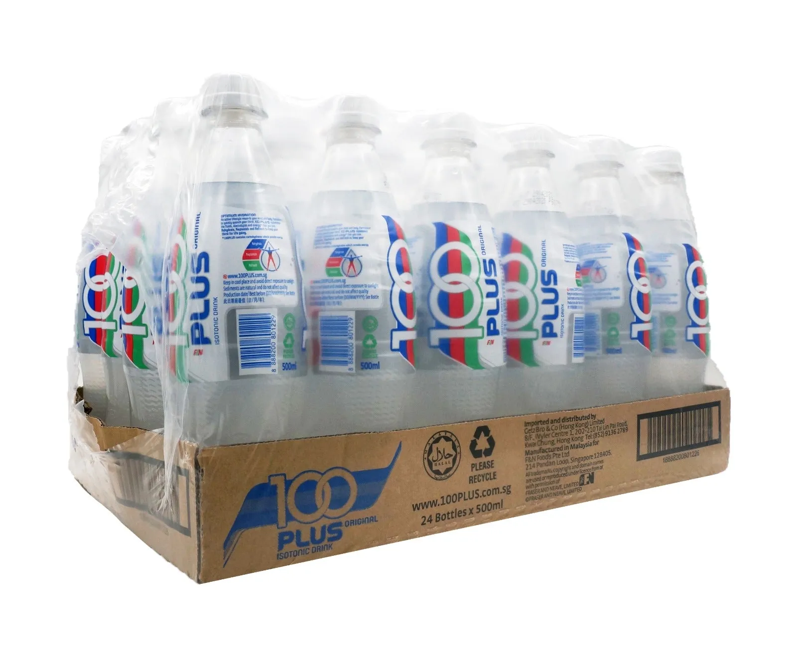 100 Plus Bottle (24 x 500ml – Carton)