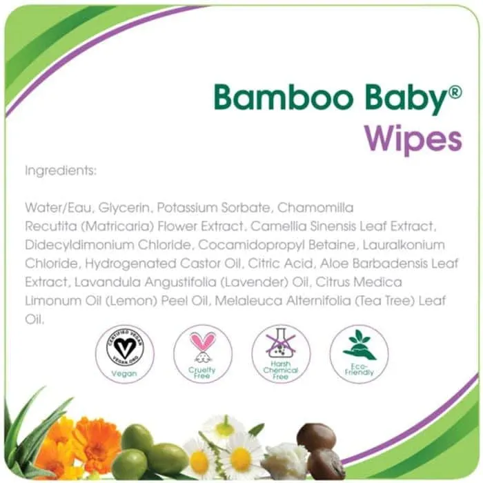 Aleva Bamboo Baby Wipes - 80ct.