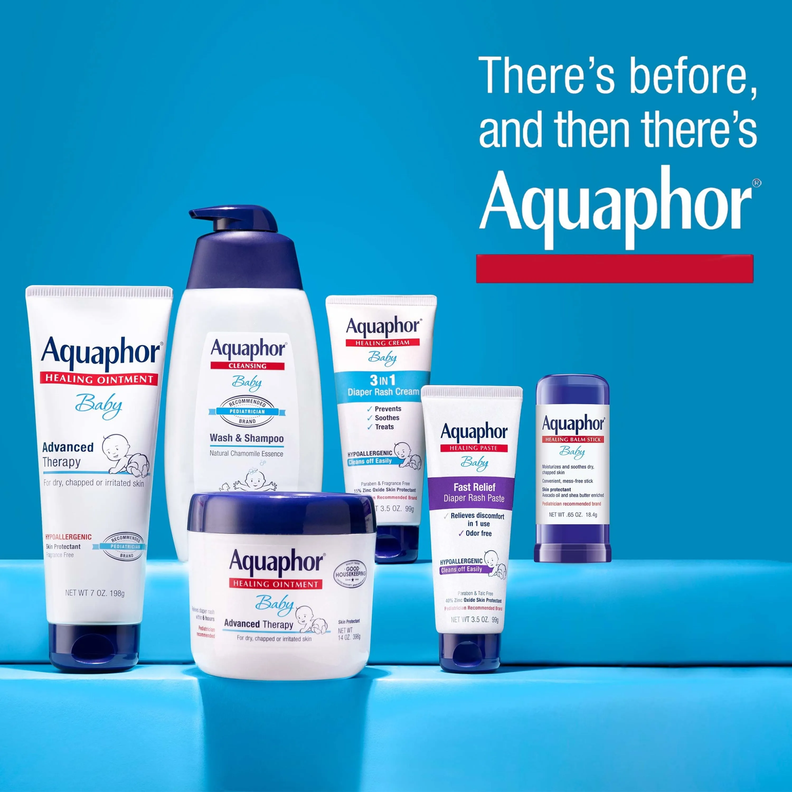 Aquaphor Baby Wash & Shampoo, Tear Free Baby Shampoo and Body Wash