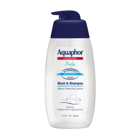 Aquaphor Baby Wash & Shampoo, Tear Free Baby Shampoo and Body Wash