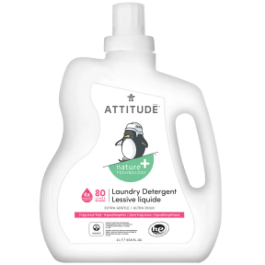 Attitude - Baby Laundry Detergent - Fragrance Free - 2L