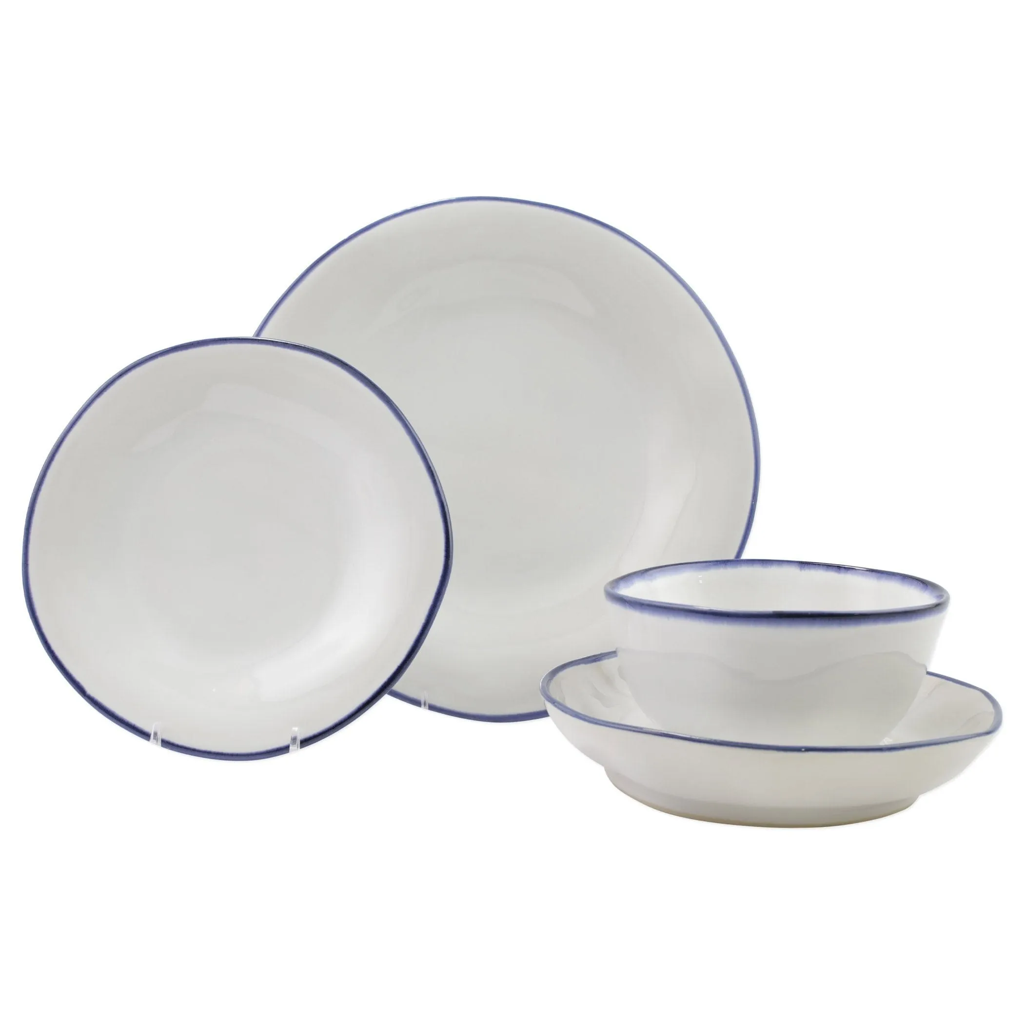 Aurora Edge Four-Piece Place Setting