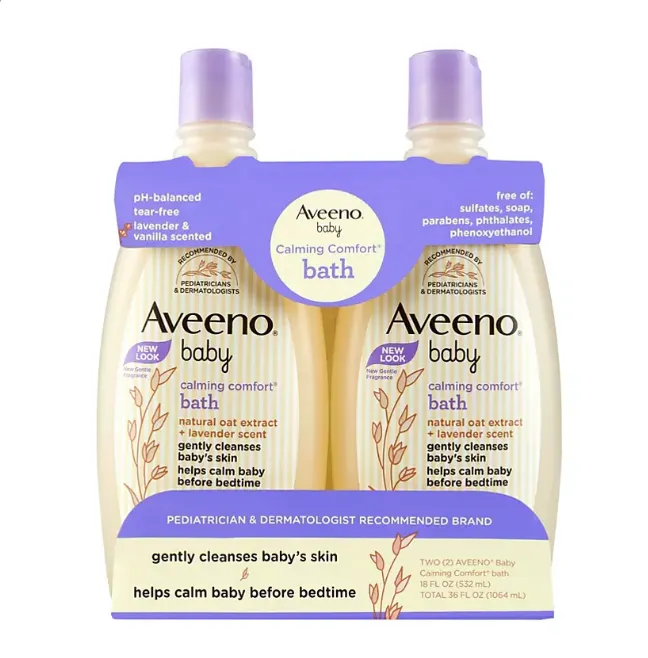 Aveeno Baby Calming Comfort Bath Wash - 2 Pack, 18 fl. oz. each