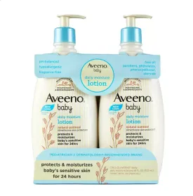 Aveeno Baby Daily Moisture Lotion, 24hr Protection (18 fl. oz., 2 pk.)