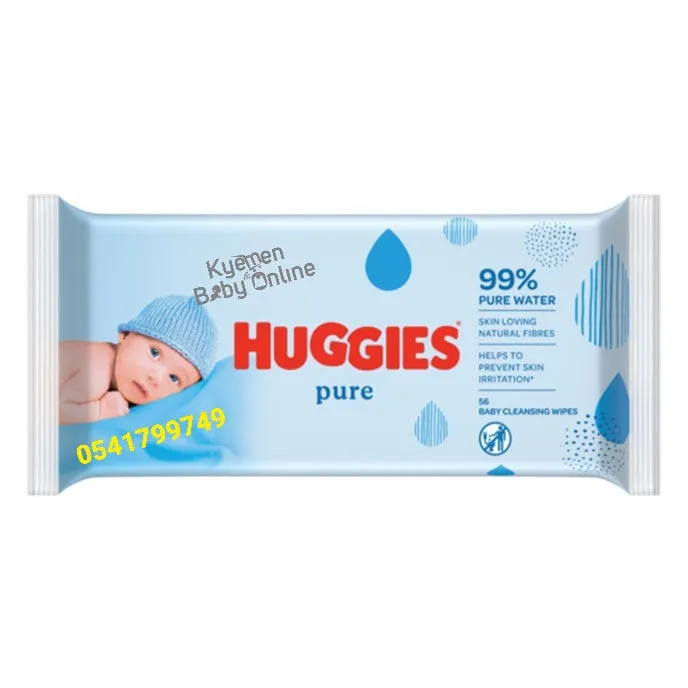 Baby Wipes (Huggies Pure)