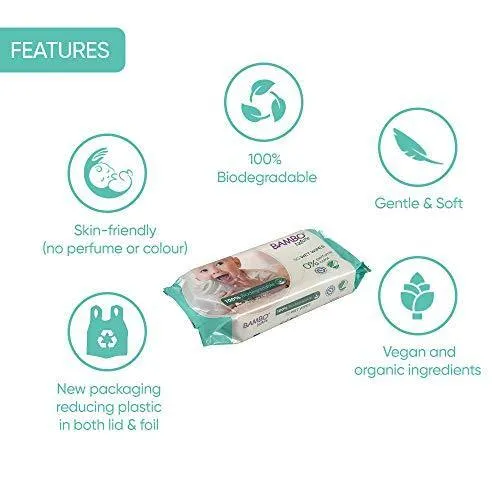 Biodegradable Wet Wipes,14x 50 Wipes