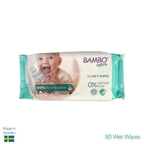 Biodegradable Wet Wipes,14x 50 Wipes