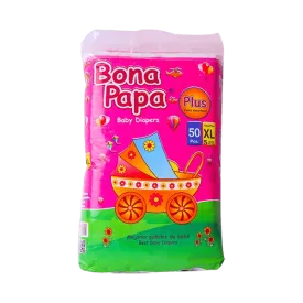 BONA PAPA BABY DIAPERS XL JUNIOR 11-25 KG 50PCS