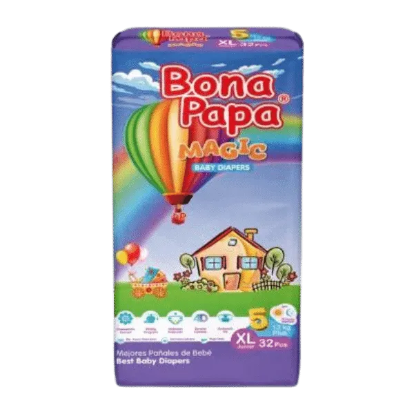 BONA PAPA MAGIC BABY DIAPERS MAXI XL-5 JUNIOR 13KG 32PCS