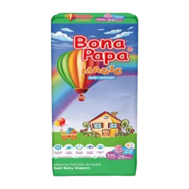 BONA PAPA MAGIC BABY DIAPERS XXL TRAINEE-6 16KG 26PCS