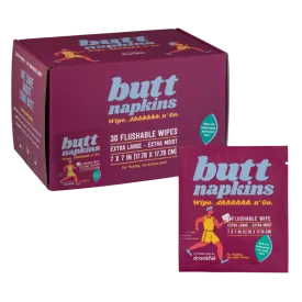 Butt Napkins - Butt Napkins - 30 Pack