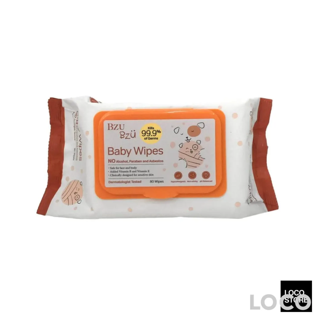 BzuBzu Baby Wipes 80 Wipes