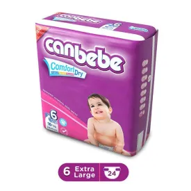 CANBEBE 6 EXTRA LARGE 16 KG 24PCS DIAPER