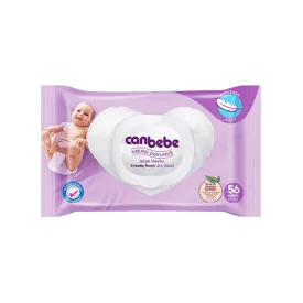 CANBEBE CREAMY TOUCH WET BABY WIPES 56PCS