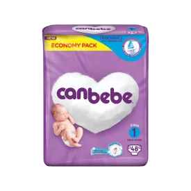 CANBEBE DIAPERS NEW BORN 1 - 48 DIAPERS