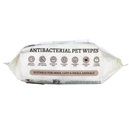 Care For The Good Antibacterial Wipes For Dogs & Cats (Baby Powder)