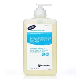 Coloplast Gentle Rain Shampoo and Body Wash, Scented, 21 oz Pump Bottle