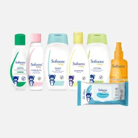 Complete Baby Pre & Post Bath Bundle