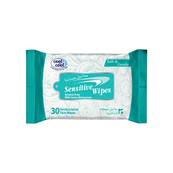 Cool And Cool Sensitive Wipes 30pcs