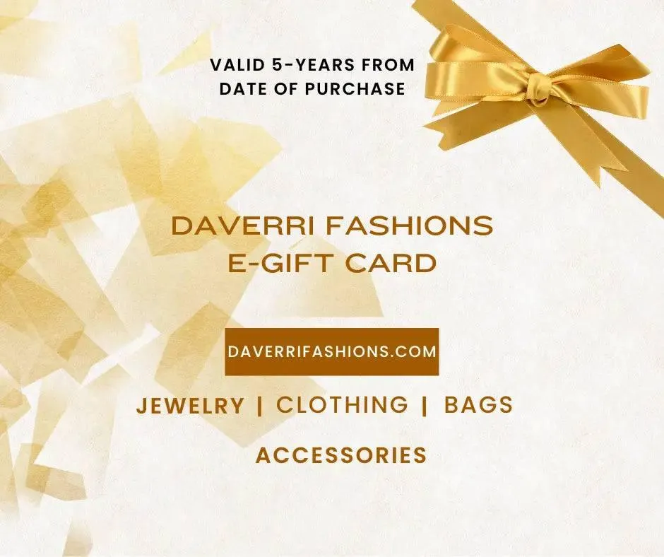 Daverri Fashions E-Gift Card - Hassle-Free Shopping Experience