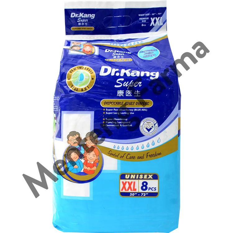 Dr. Kang Adult Diapers Size XXL - Isi 8 pcs - Popok Dewasa