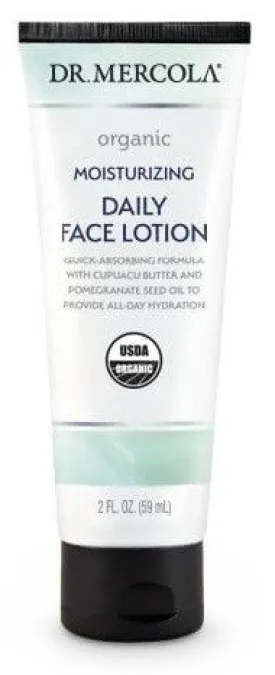 Dr. Mercola Organic Moisturzing Daily Face Lotion 2 oz Tube