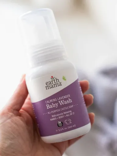 Earth Mama Calming Lavender Baby Wash 5.3 fl