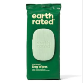 Earth Rated Grooming Wipes Unscented 100ct