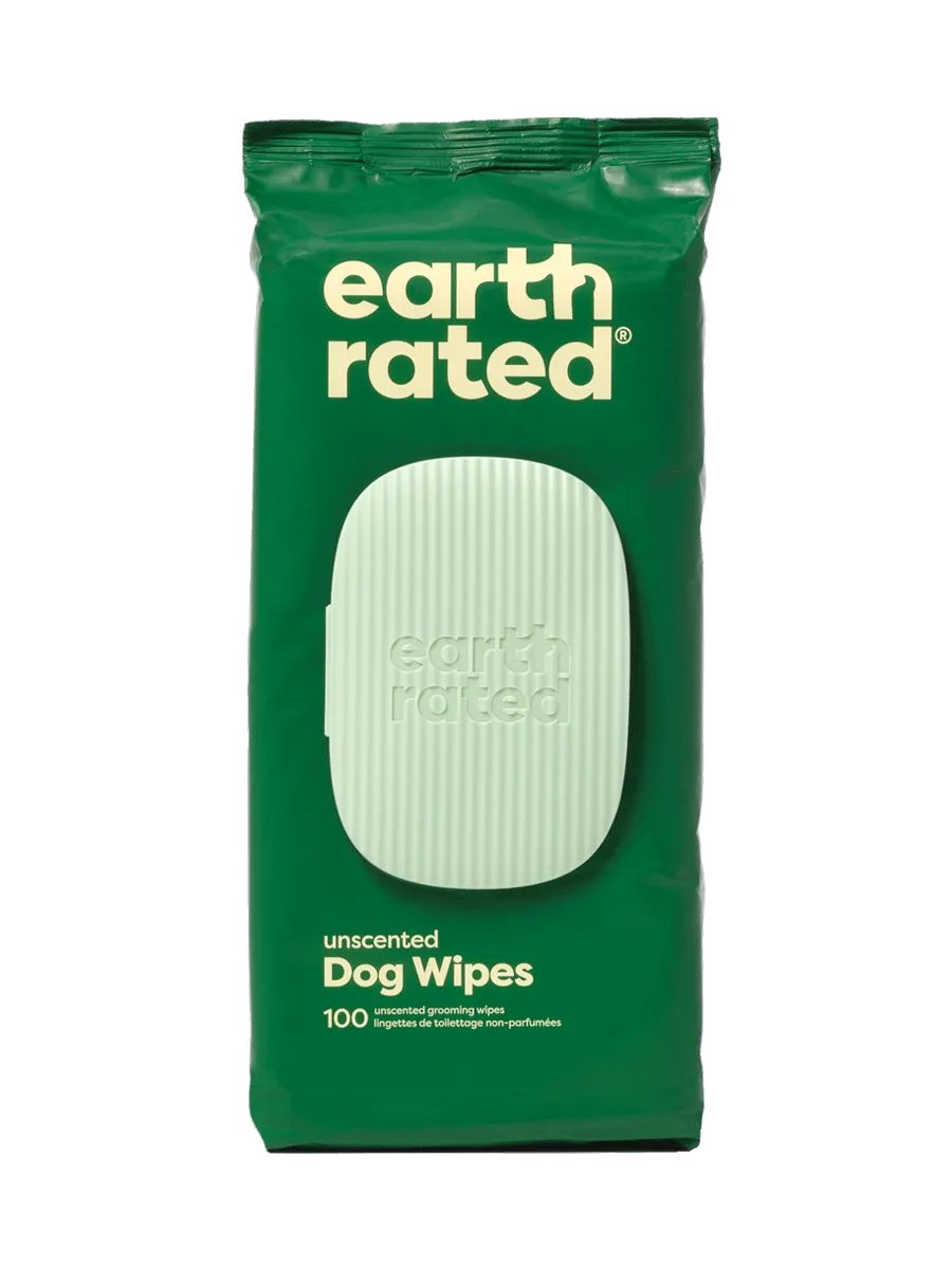 Earth Rated Unscented Wipes 100 ct.