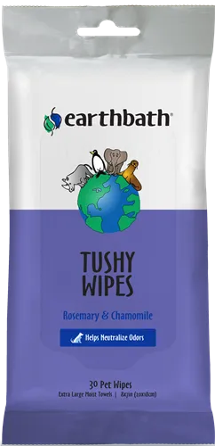 Earthbath Rosemary & Chamomile Tushy Wipes 30 ct.