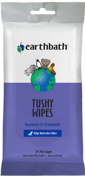 Earthbath Rosemary & Chamomile Tushy Wipes 30 ct.