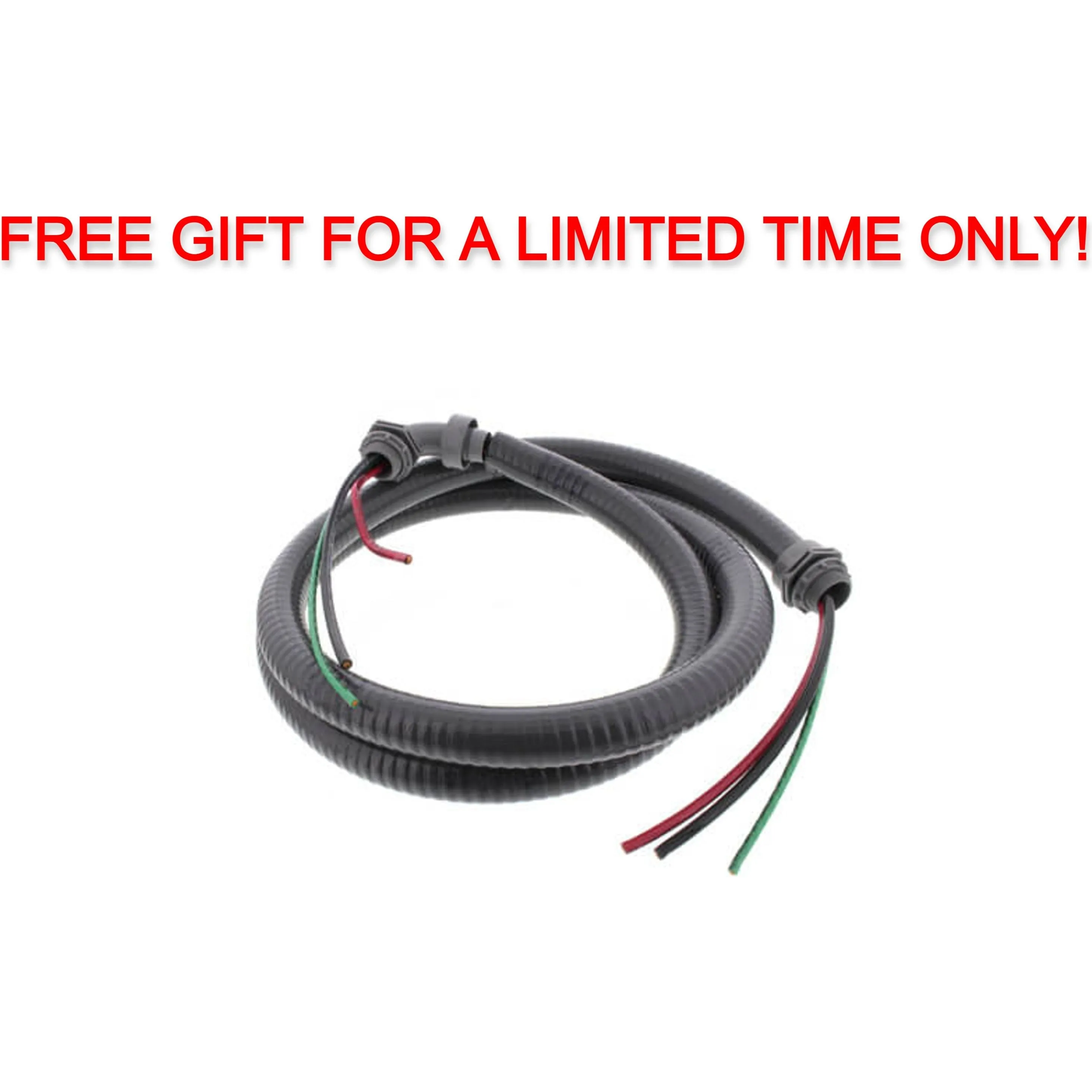 Free DiversiTech 3/4" x 6 Ft Non-Metallic Electrical Whip with #8 Wire ($27.00 Value)