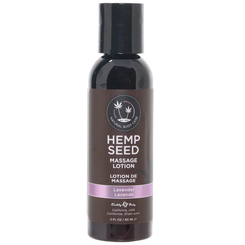 Hemp Seed Massage Lotion 2oz/60ml in Lavender