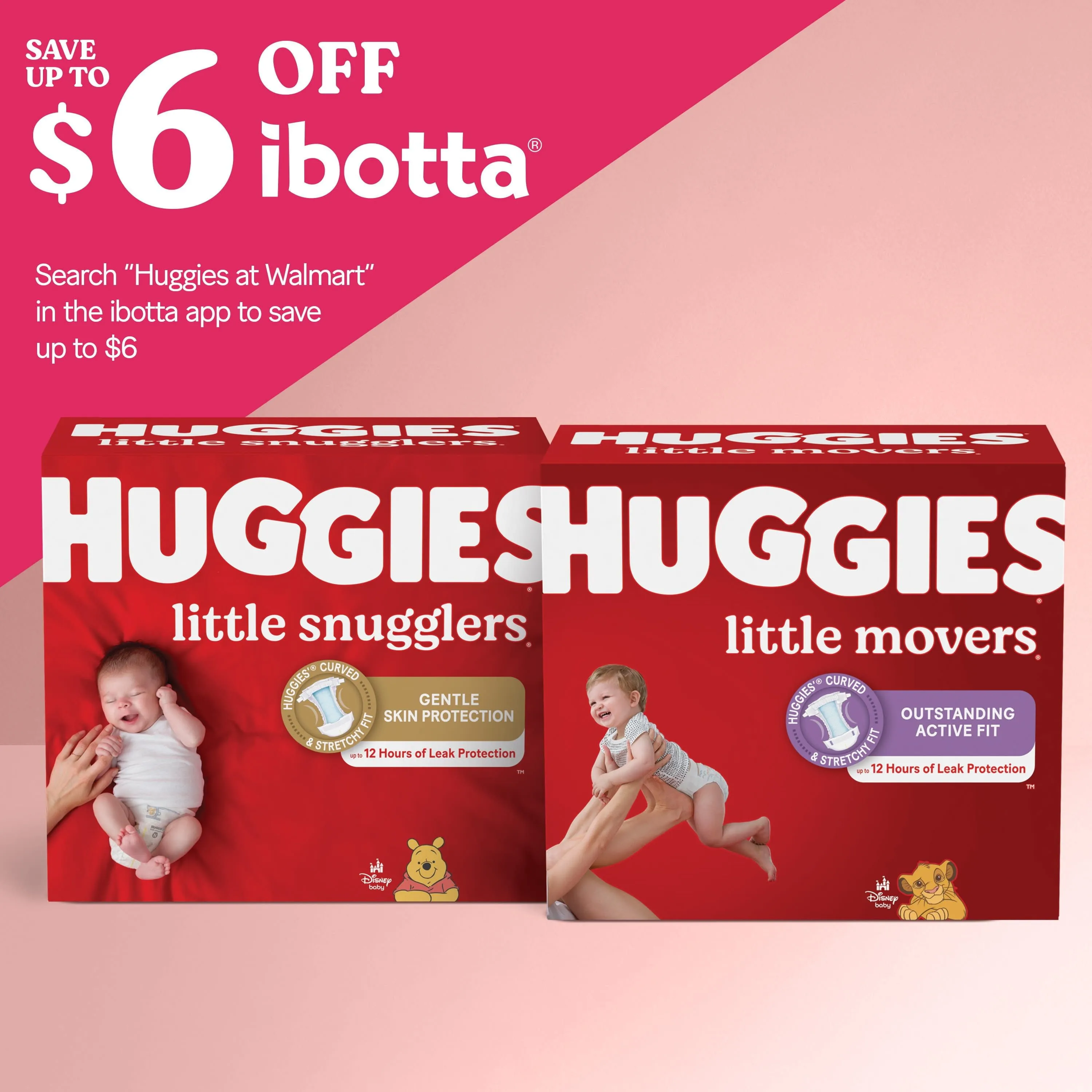 Huggies Little Movers Baby Diapers, Size 6, 74 Ct (Select for More Options)