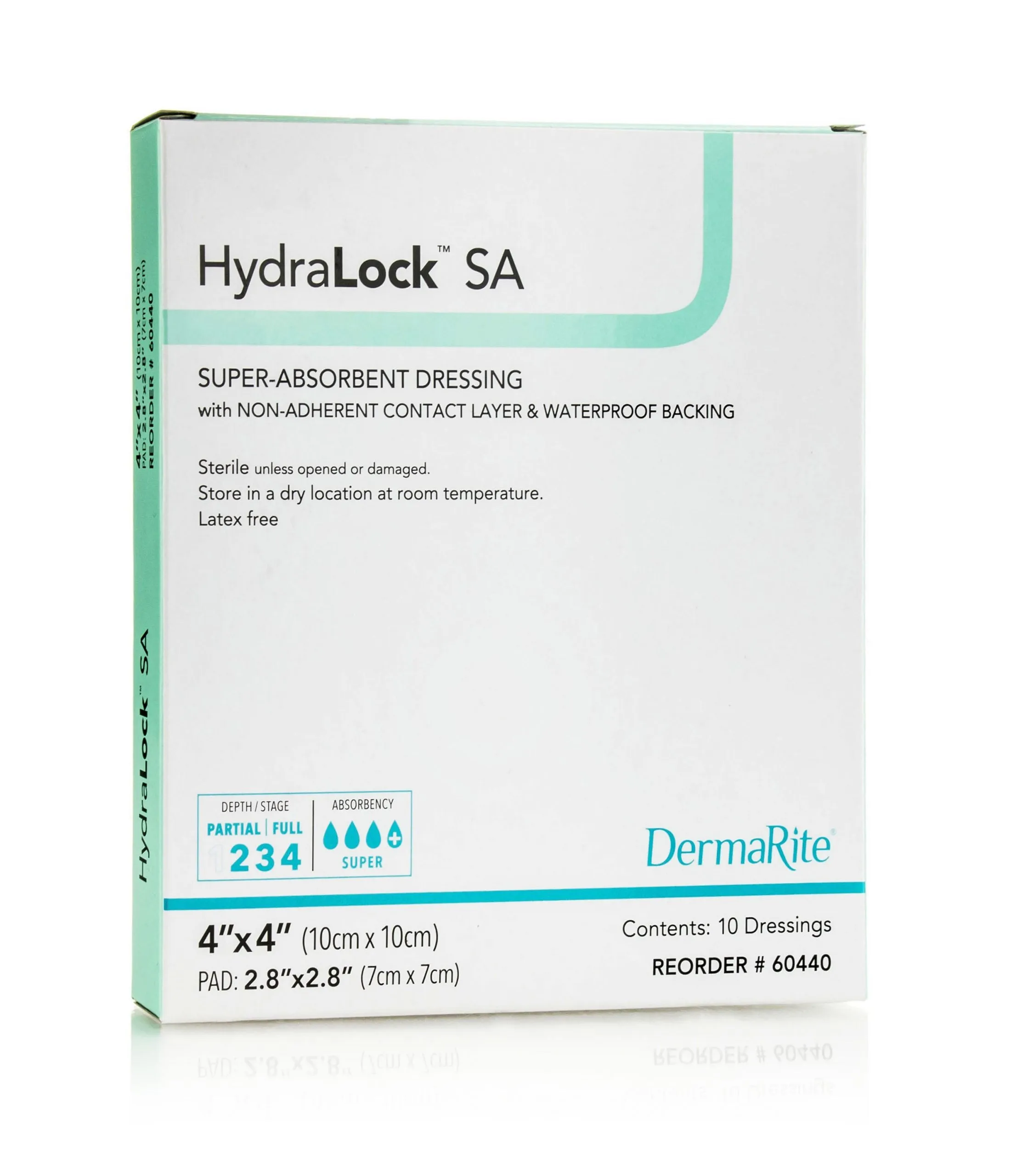 HydraLock SA Super Absorbent Dressing with Gelling Core & Waterproof Backing