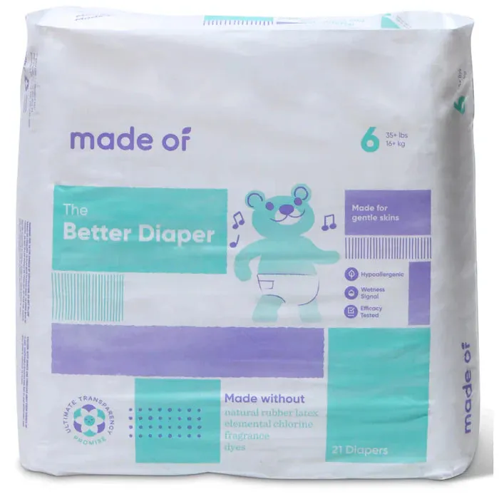 Made Of Diapers Size 6 Pack Of 21