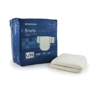 McKesson Ultra Plus Stretch Heavy Absorbency Adult Briefs