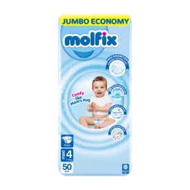 Molfix Baby Diaper Maxi 4 - 50Pcs