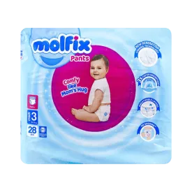 Molfix Baby Diaper Midi 3 - 28Pcs