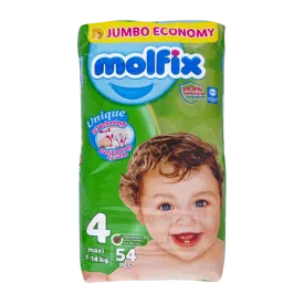 Molfix Baby Diapers Maxi 4 - 54Pcs