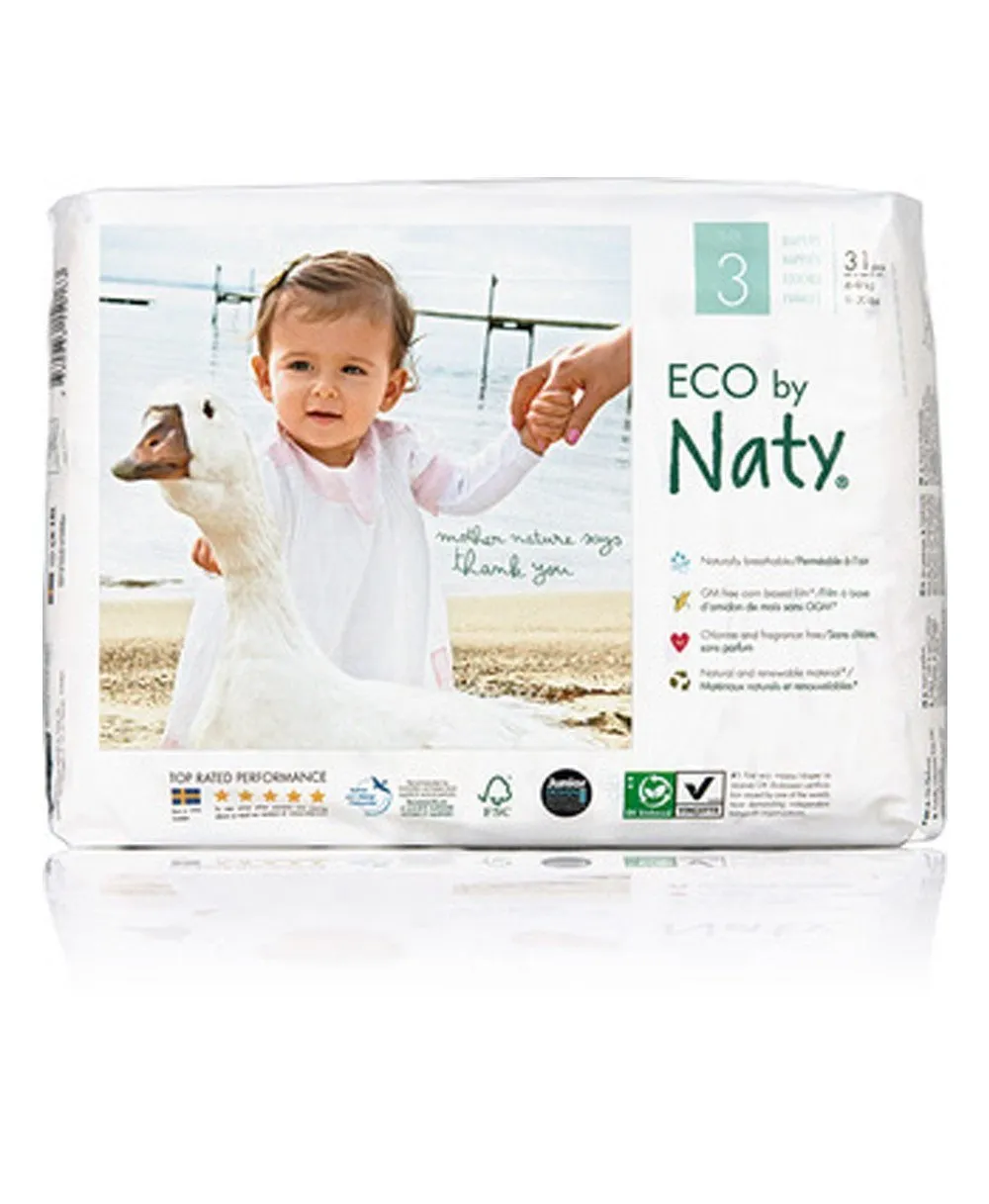 Naty Size 3 Biodegradable ECO Diapers