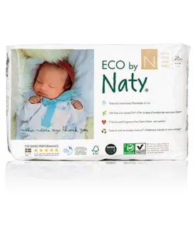 Naty Size Newborn Biodegradable ECO Diapers