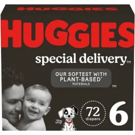 New - Huggies Special Delivery Disposable Diapers - Size 6 - 72ct