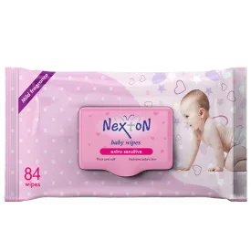 Nexton Baby Wipes Extra Sensitive Alcohol Free 84 pcs pack