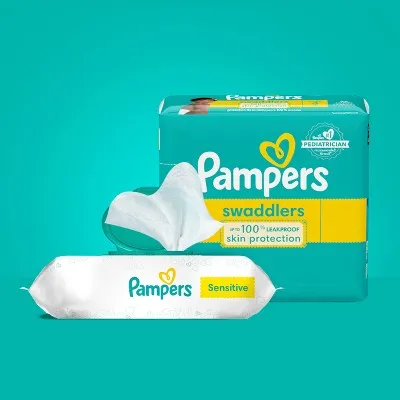 Open Box - Pampers Sensitive Baby Wipes - 1008ct