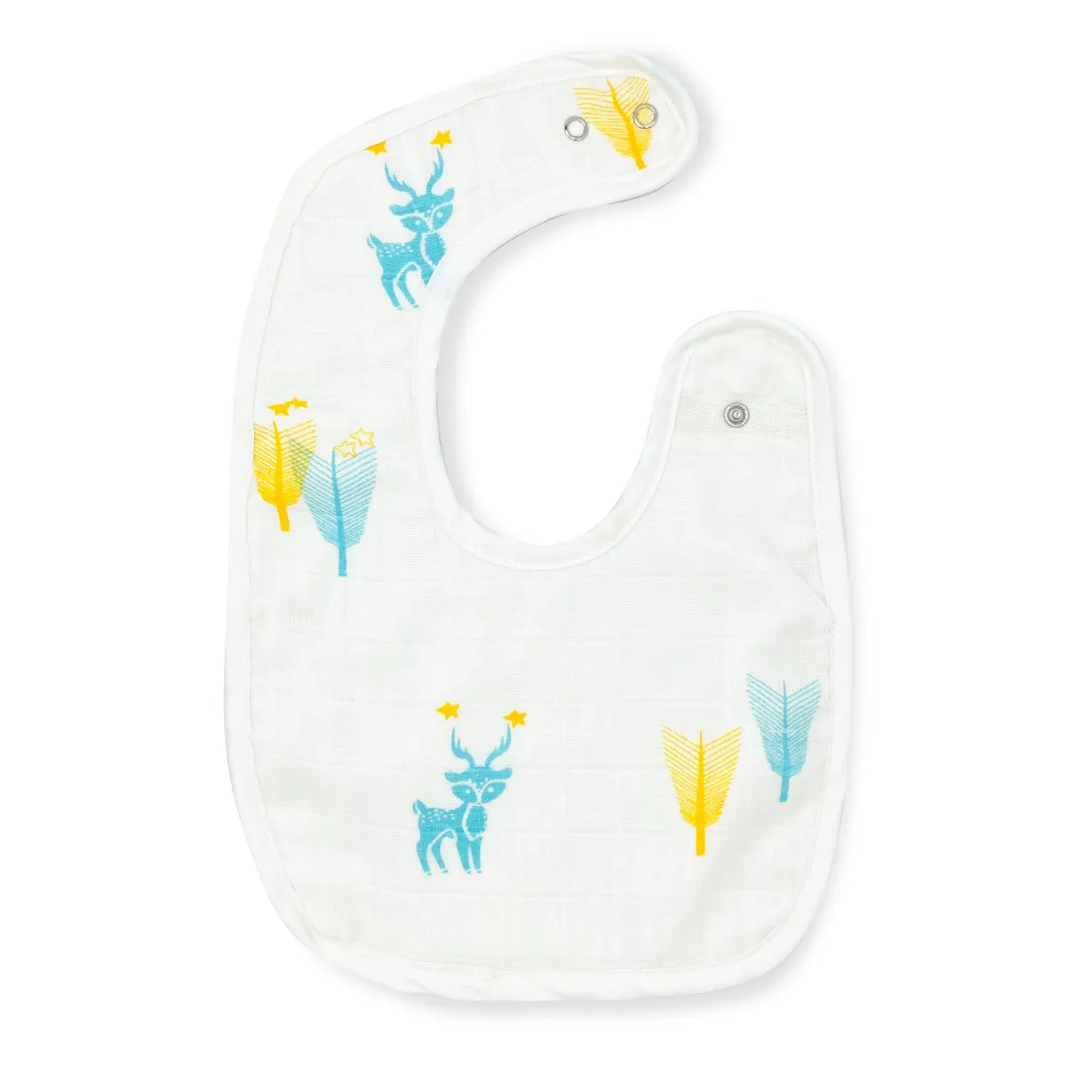 Organic Muslin Baby Bib -Deer