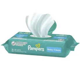 Pampers Baby Clean Wipes Fresh Scented Pop-Top 72 Count