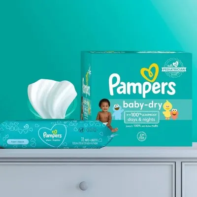 Pampers Baby Dry Diapers Enormous Pack - Size 3 - 168ct