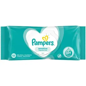 Pampers Baby Wipes Sensitive Pack of 52 (N)