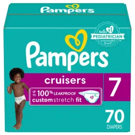 Pampers Cruisers Diapers Enormous Pack - Size 7 - 70ct